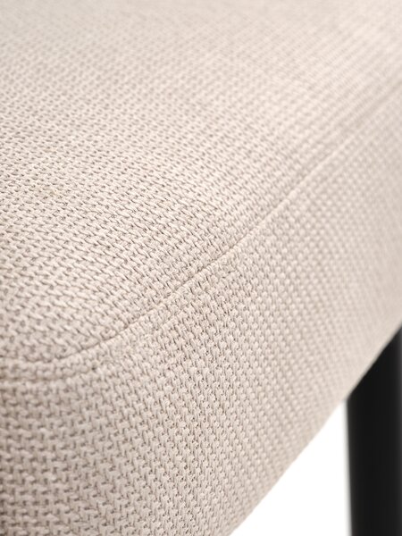 SANDBY Tavolo L210 cm rovere scuro + 4 SOTTRUP beige/nero