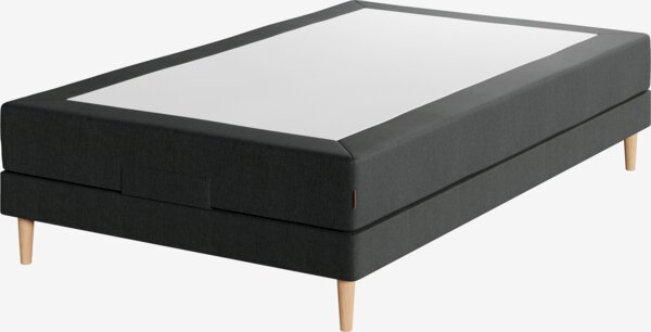 Elevationsseng 120x200cm JOSELVA grå-40 Medium