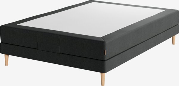 Elevationsseng 140x200cm JOSELVA grå-40 Medium