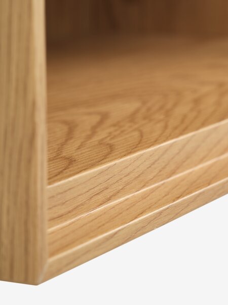 Cabinet GEDSER 1 door 4 compartments warm oak colour