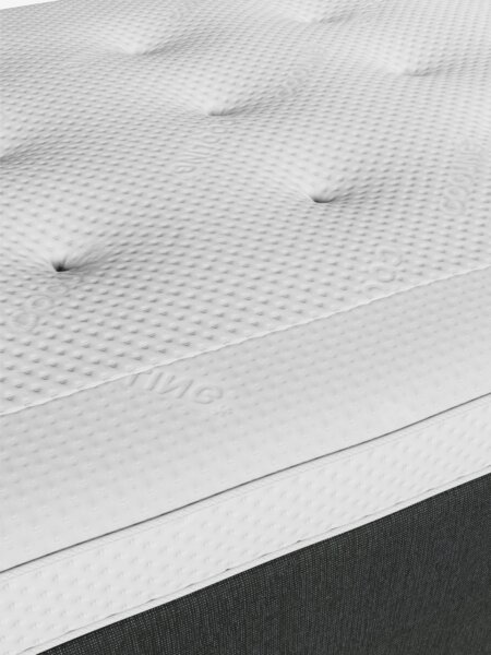Boxmadras 180x200cm HORSLA + VOLA grå-40 Fast