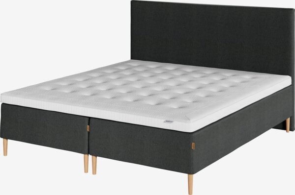 Runkopatja 180x200cm KVENNA harmaa-40 + BRYA keskikova