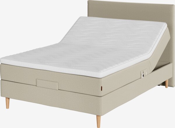 Regulerbar seng 140x200 TONDRA + TOSEN sand-91 Medium
