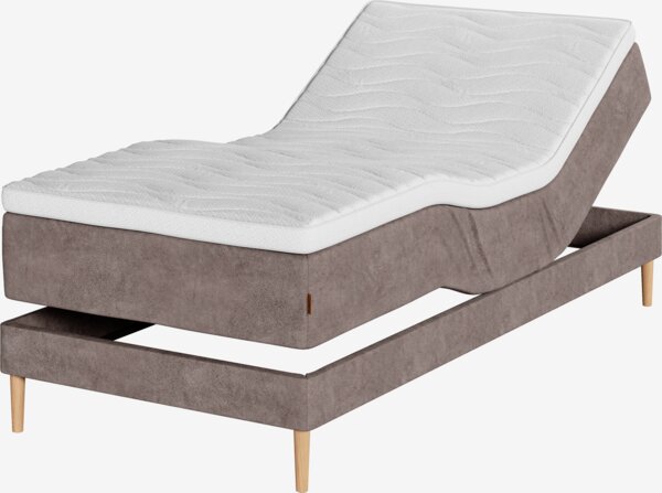 Regulerbar seng 90x210 KUPELVA + RESA brun-92 Medium