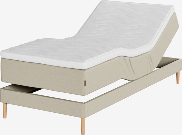 Regulerbar seng 90x200 KUPELVA + TOSEN sand-91 Medium