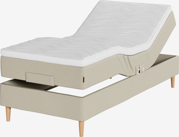 Regulerbar seng 90x200 TONDRA + RESA sand-91 Medium