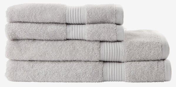 Asciugamano ospite KARLSTAD 30x50 cm grigio chiaro