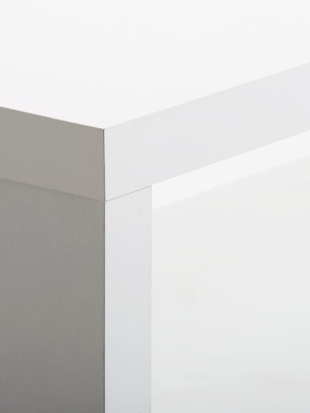 TV bench KAGSTRUP 1 shelf white