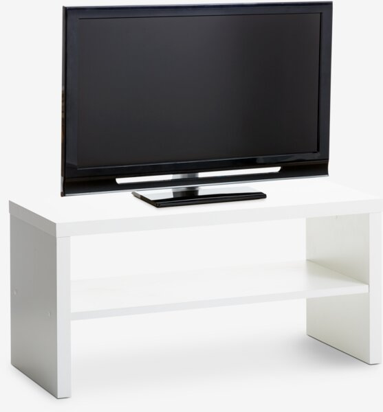 TV bench KAGSTRUP 1 shelf white