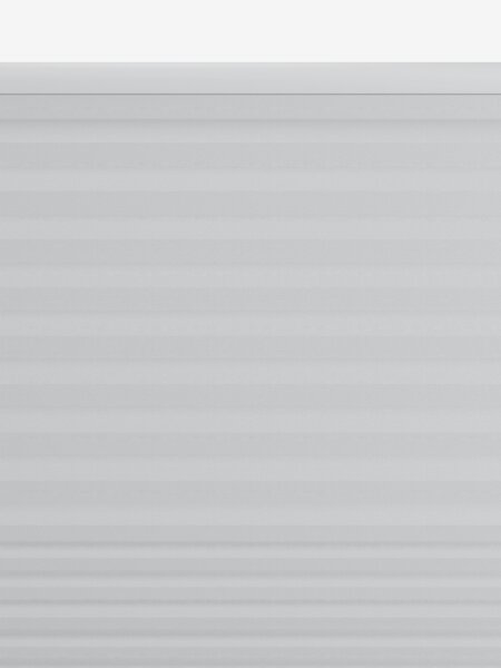 Plisségardin mörkläggande ALS 100x160cm ljusgrå trådlös