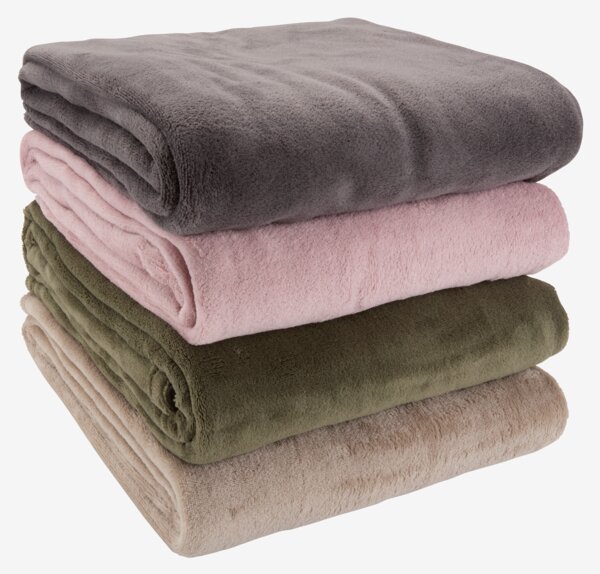 Coperta in pile DRAGEHODE 140x200 cm rosa