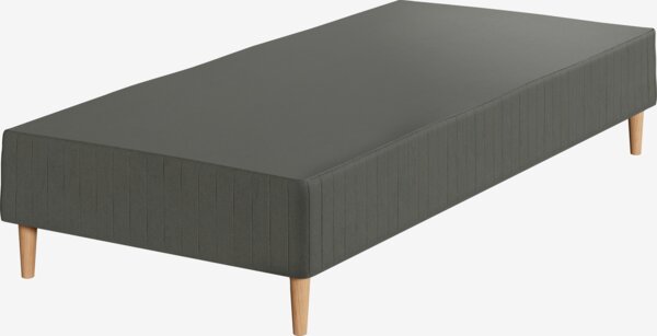 Resårbotten 90x200cm SPONGI svart-06 fast
