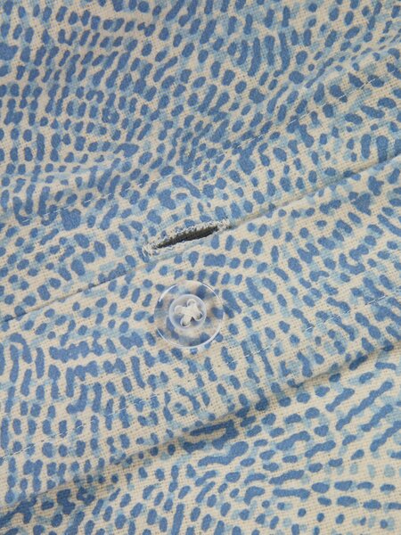 Flanell-Bettwäsche KLARA 140x200 blau