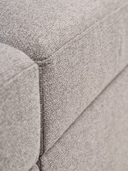 Sofa modułowa OKSBY 3-m. szezlong ze schow. tkanina piaskowy
