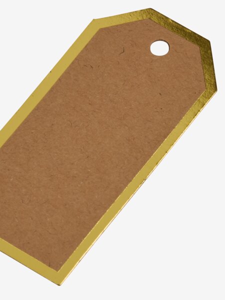 Étiquettes cadeaux TOR 10pcs/pqt brun
