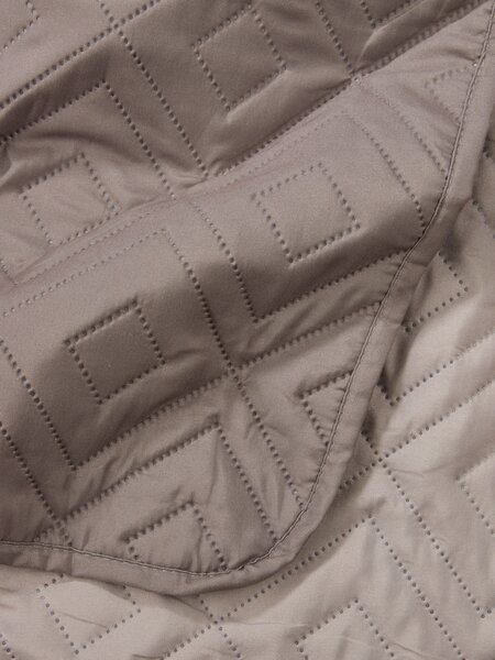 Tagesdecke ROSENTRE 240x260 sand dunkel