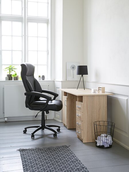 Chaise de bureau professionnelle TAMDRUP noir