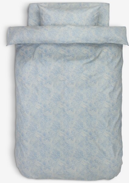 Комплект постільної білизни KLARA фланель 140х200см синій