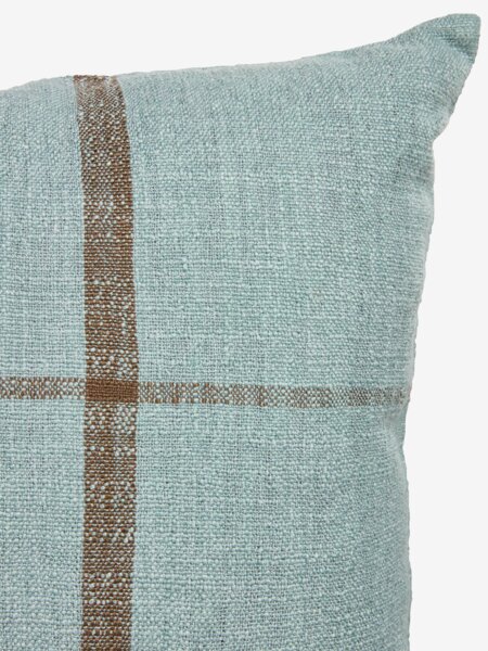 Cushion HALLON 40x60 dusty blue/brown
