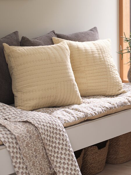 Cojín STRANDBEDE 45x45 caqui pálido