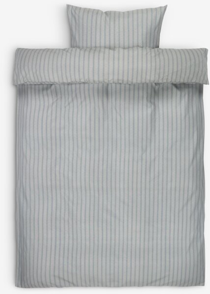 Bettwäsche MIRA Mikro 135x200 staubblau