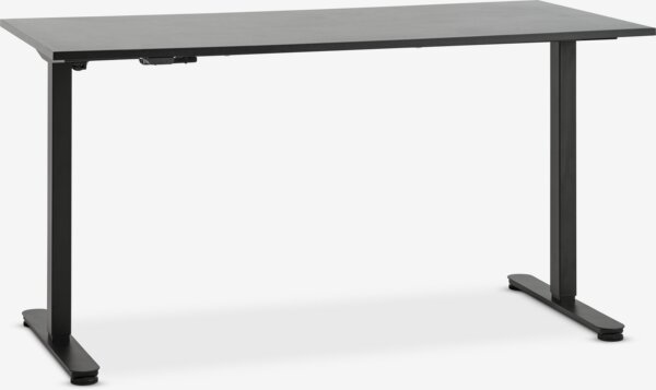 Height adjustable desk SVANEKE 70x140 black