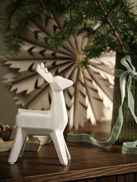 Reindeer SOLSTEN W7xL12xH19cm white