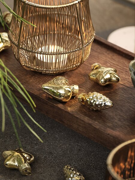 Boule de Noël BILLING doré 12pcs/pqt