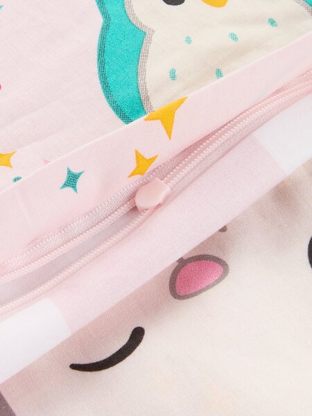 Juego funda nórdica SQUISHMALLOWS 155x220 rosa