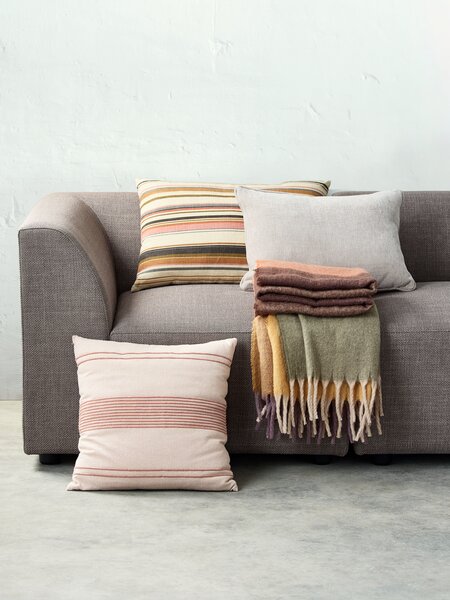 Cushion HORNFIOL 35x50 chenille light grey
