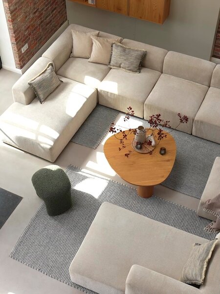 Dekorační polštář HORNFIOL žinylka 45x45 béžová