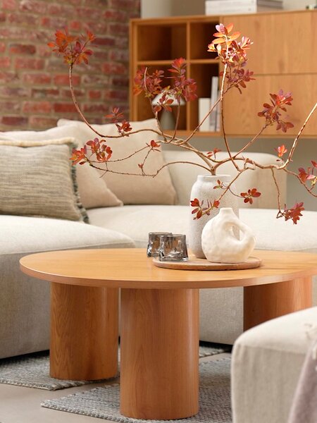 Sofabord RAVNSBJERG 90x90 varm egefarve