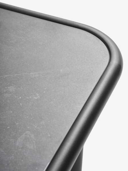 Lounge set STROEMSTAD 6 pers. black