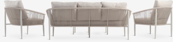 Bašt. garnitura za 5 os. HOLMESTRAND bež