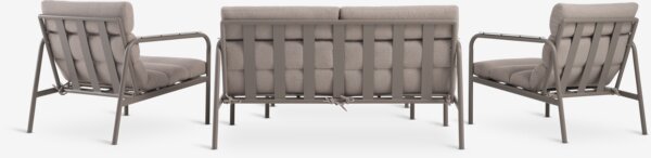 Bašt. garnitura LILLESTROEM za 4 os. tamni pijesak