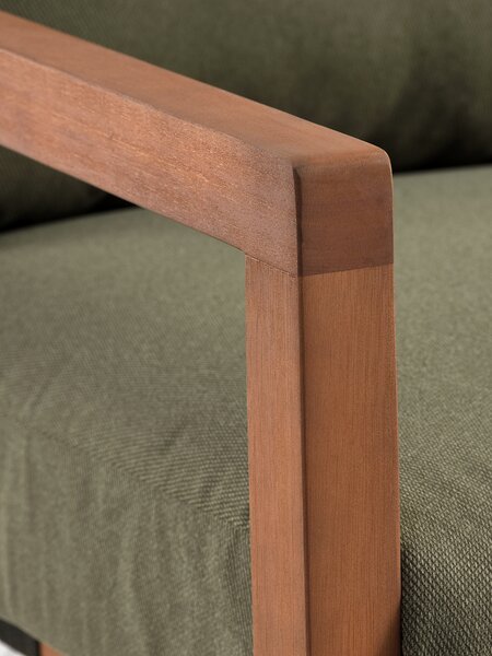 Loungesæt LITSBACKEN 4,5 pers. hårdttræ