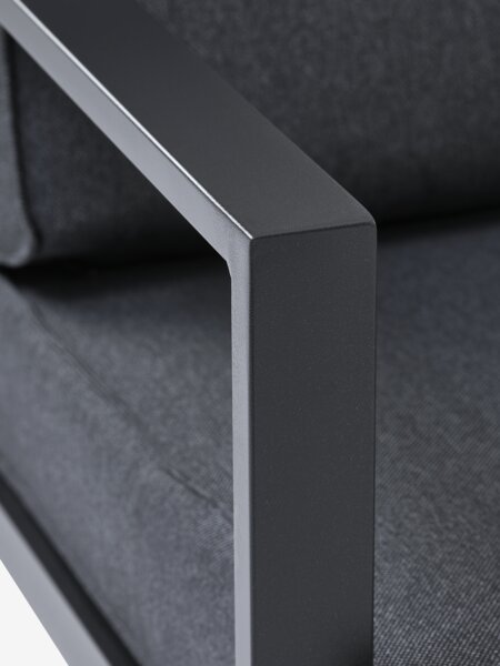 Set lounge VONGE 5 posti nero