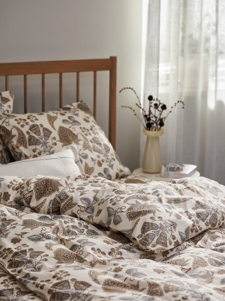 Juego de sábanas de satén MIMMI 240x280 arena