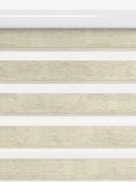 Rullegardin Duo ALSTEN 120x180cm m/kassette natur