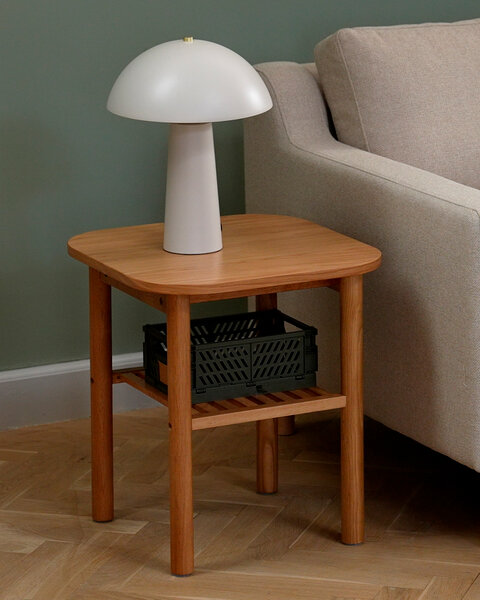 Stočić LYNGVIG 45x50 1 polica natur hrast