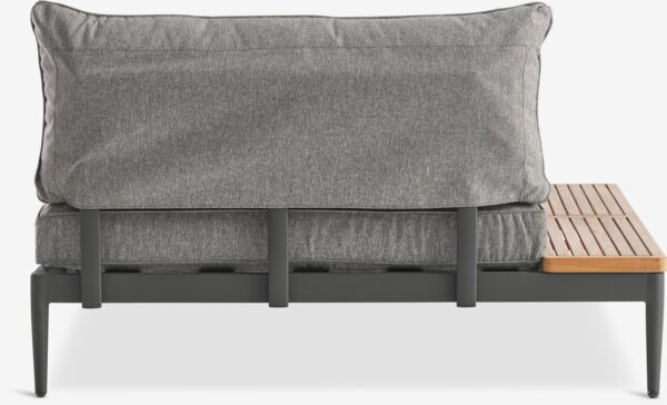 Lounge module DALL chaise 2pers. teak