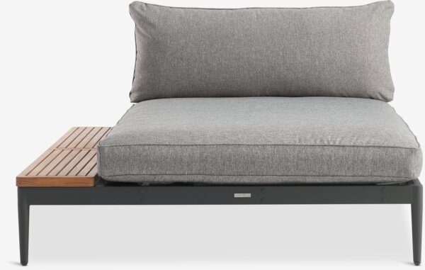 Lounge module DALL chaise 2pers. teak