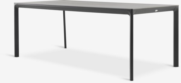 KUMLA Tavolo L200 cm + 4 GILJA Sedie grigio