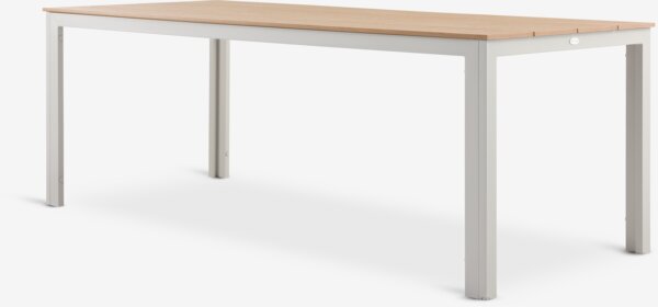 MARIELYST D205 stol bež + 4 GUDHJEM stolice natur