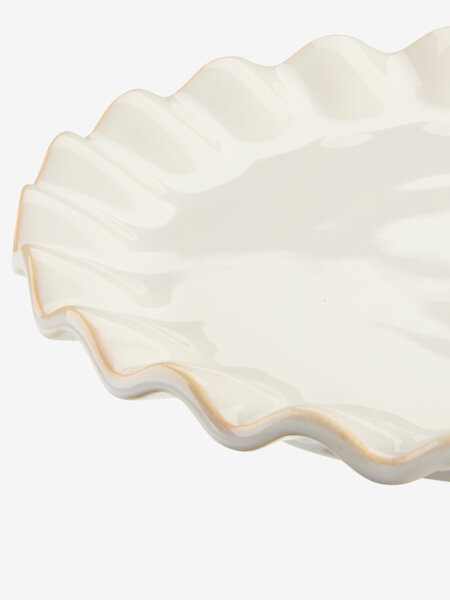 Cake stand SUNE D28xH10cm white