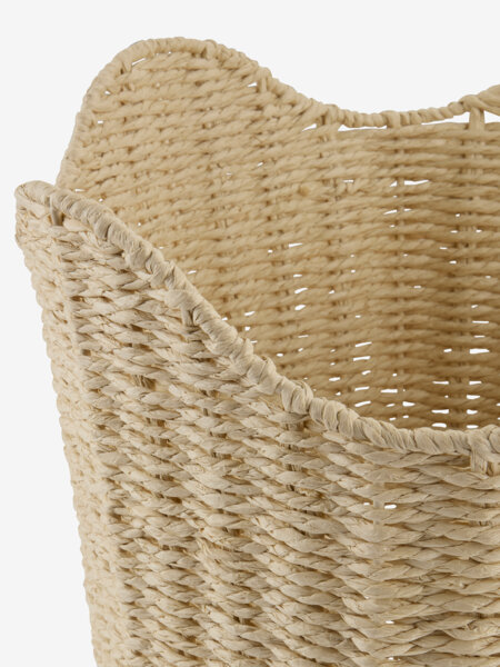 Kosz BREKKE Ś41xW35 cm naturalna biel