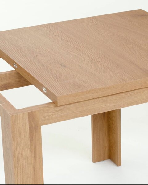 Esstisch JUNGEN 80x80/160 Eiche warm