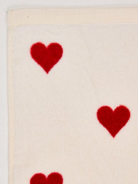 Badehåndklæde HJERTER 70x140cm