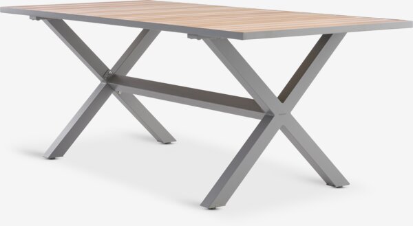 Garden table GULLINGEN W90xL200 natural