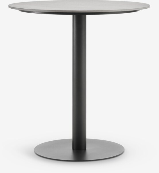 VAMDRUP D70 table + 2 GILJA chair grey